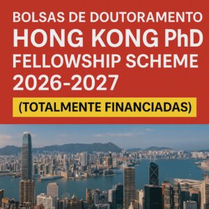 Bolsas de Doutoramento Hong Kong PhD Fellowship Scheme 2026-2027 (Totalmente Financiadas)